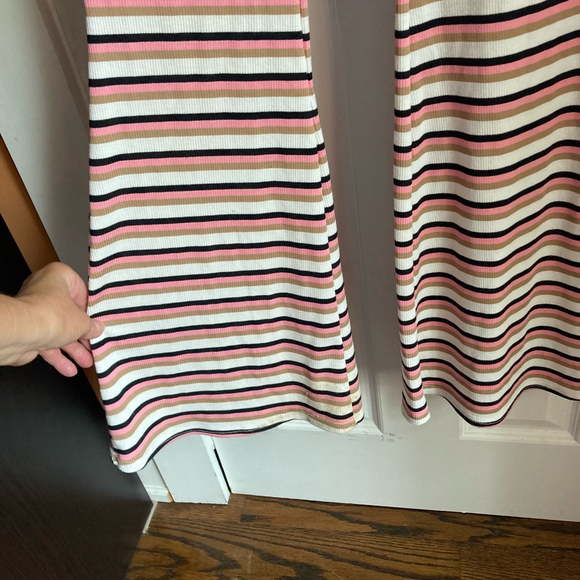 Women's ASOS Jumpsuit Size S White Pink Striped/onsie/jumper/party/festival - Picture 11 of 14